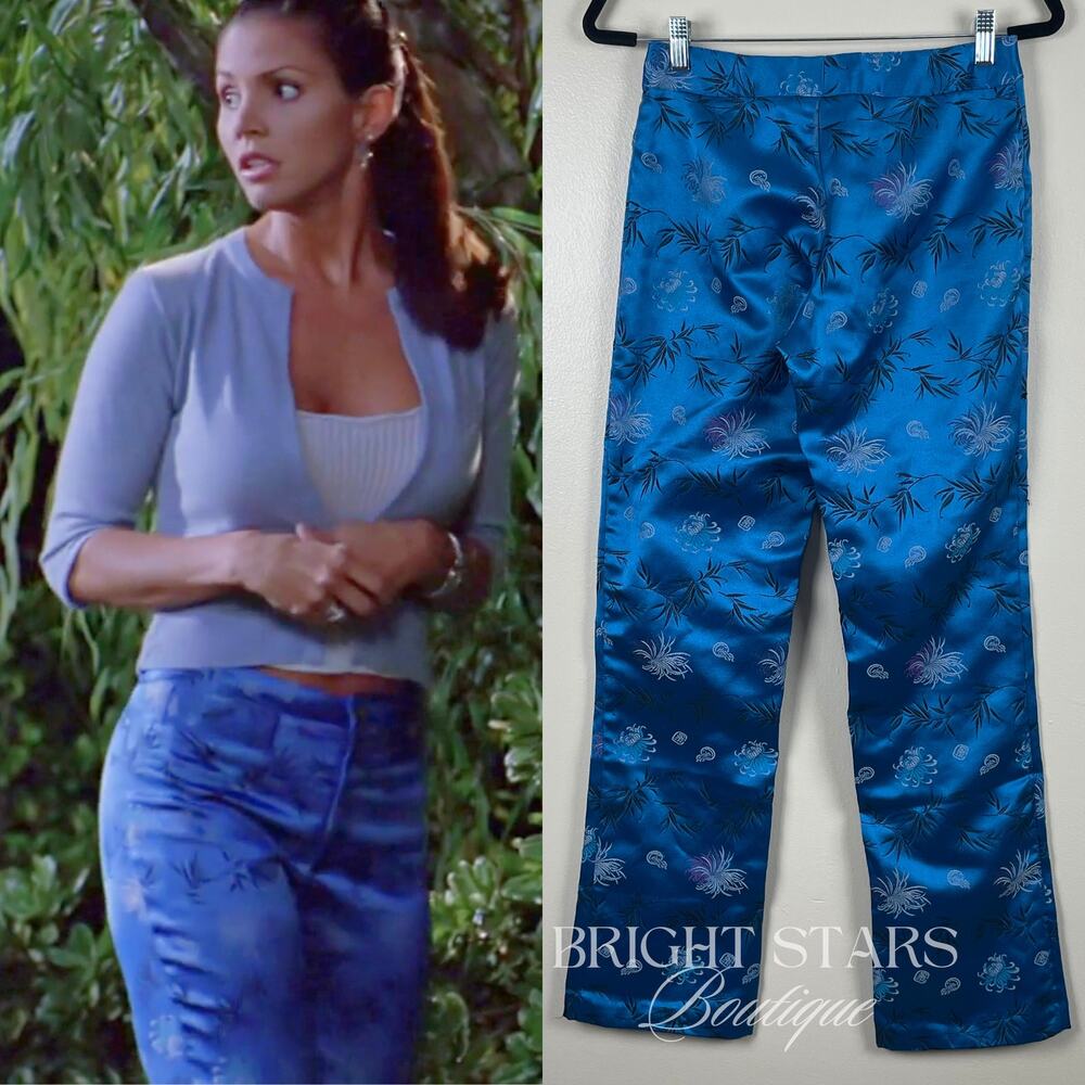 Extremely Rare Blue Pants ASO Cordelia Chase Buffy the Vampire Slayer Y2K VTG - Picture 4 of 11